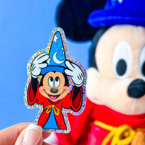 Sorcerer Mouse - GLITTER STICKER