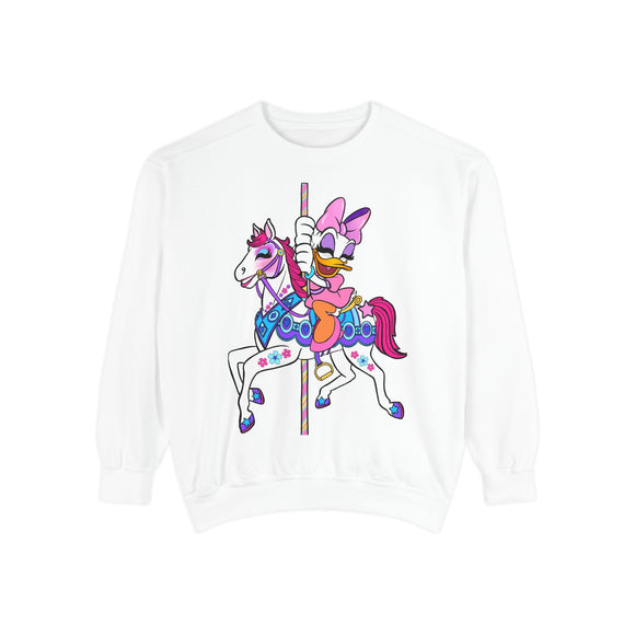 Coquette Carousel DAISY - NO BOW FRAME - CREWNECK - PREORDER ONLY