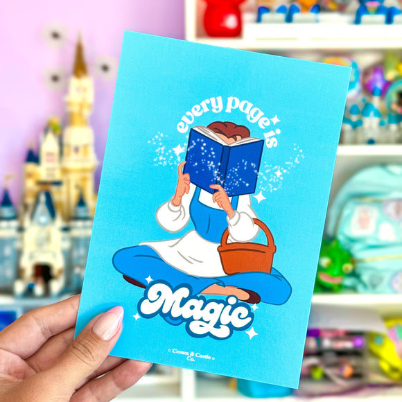 Every Page Is Magic - Art Card Print