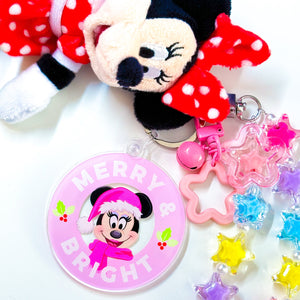 Merry & Bright - GIRL MOUSE- KEYCHAIN