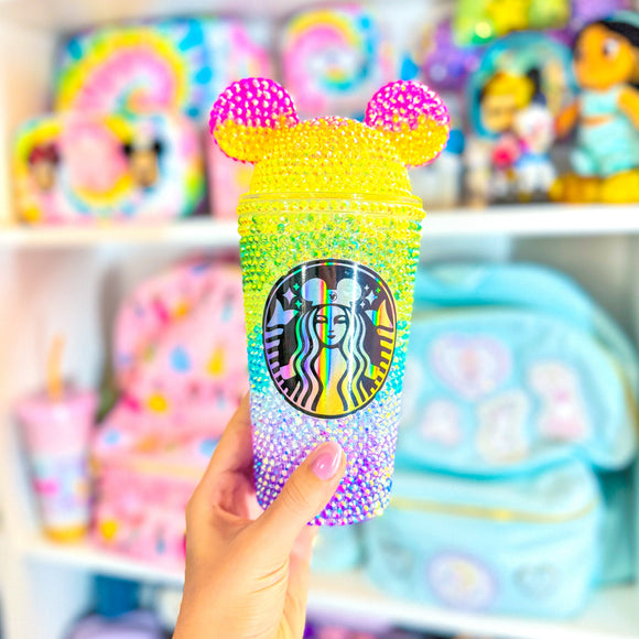 Starbies Rainbow Ombre Cold cup