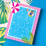 Pool Party Desk Notepad