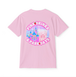 Pink Drinks & Park Days - POCKET TSHIRT - PRE ORDER ONLY!!