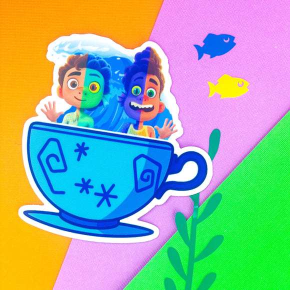 TEA CUP - Italy Friends Sticker