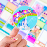 Castle Babe Sticker - CLEAR