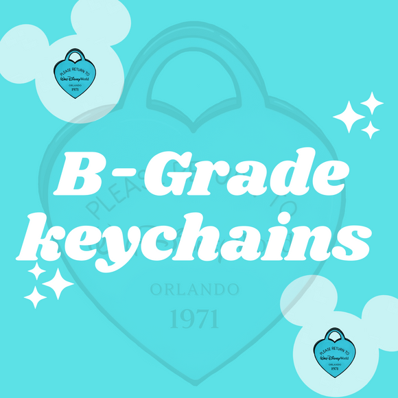 B-GRADE KEYCHAINS