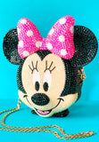 Bling Bow Mouse Cross Body Purse