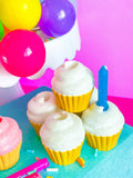 Birthday Cupcake Straw topper