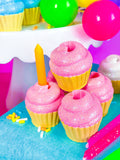 Birthday Cupcake Straw topper