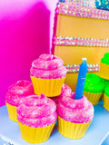 Birthday Cupcake Straw topper