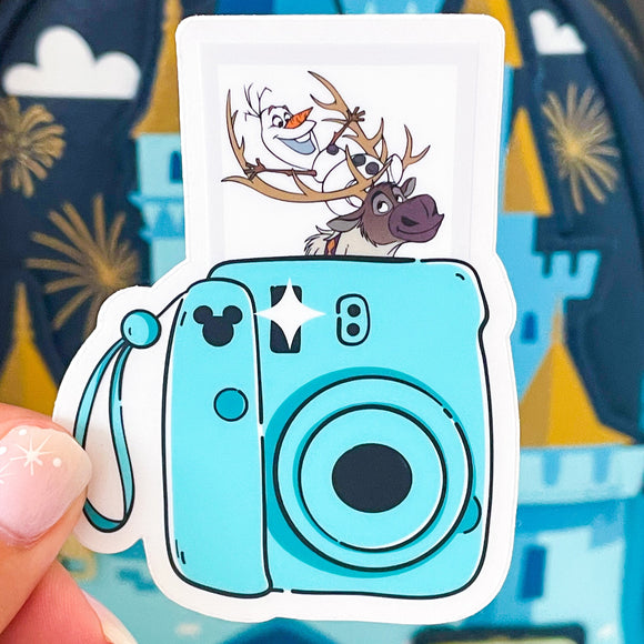 Polaroid Pals Sticker - Snow Buddies - CLEAR