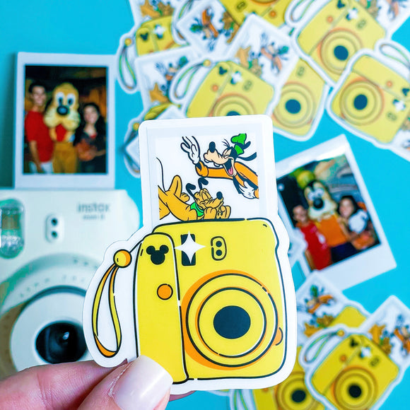 Polaroid Pals Sticker- Mouse - CLEAR