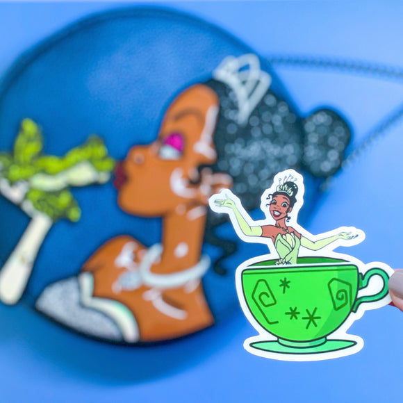 TEA CUP - Bayou Princess Sticker