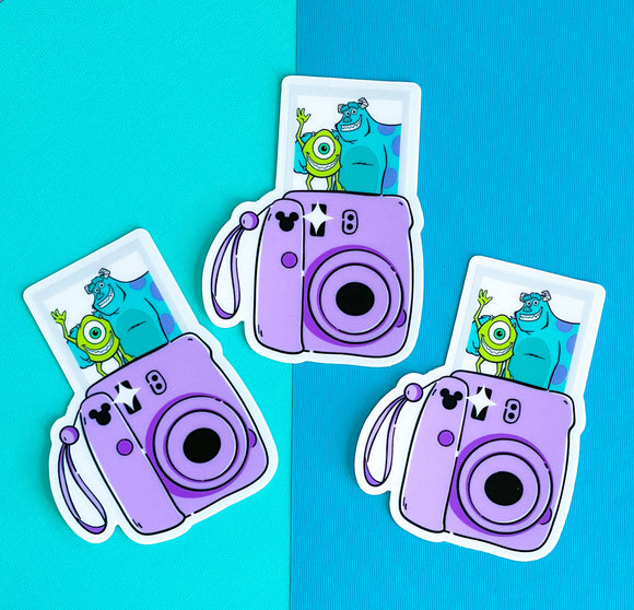 Baby Blue Instax Fujifilm Sticker for Sale by creativeloft